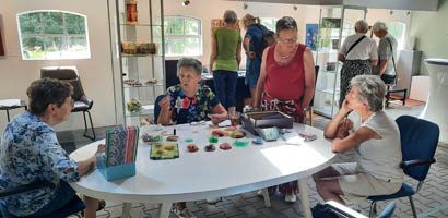 Martha de Vos, organza en geluksdoosjes