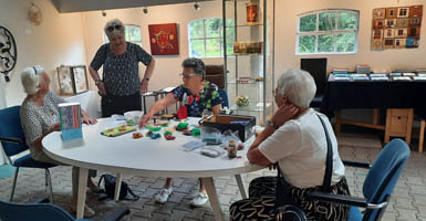 Martha de Vos, organza en geluksdoosjes